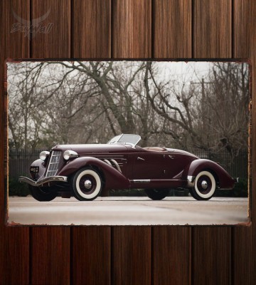 Металлическая табличка Auburn 851 SC Speedster